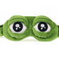 3D Frog Sleep Mask Natural Sleeping Eyeshade Women Men Creative Cartoon Soft Portable Blindfold Travel Office Eyepatch