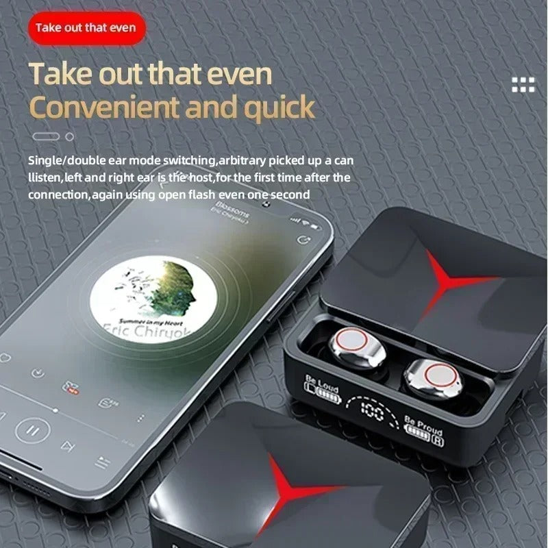 Original TWS M90 Wireless Headphones Gaming Earphone Bluetooth 5.3 Sport Earbuds Music Headsets For iphone Xiaomi Free Shipping