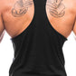 Gym Bodybuilding Tank Top Fashion Y-Back Suspender Vest Cotton Breathable Sleeveless Singlet Men's Fitness Muscle Sports Shirt