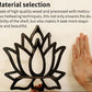 Wooden Lotus Hollow Decorative Rack Aromatherapy Organiser Essential Oil Candle Holder Wall Mounted Shelf Corner Shelf