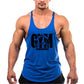 Gym Bodybuilding Tank Top Fashion Y-Back Suspender Vest Cotton Breathable Sleeveless Singlet Men's Fitness Muscle Sports Shirt