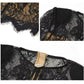summer sexy hollowed-out blouse round collar lace shirt woman
