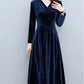 2024 Vintage Long Sleeve Women Sexy Midi Dresses Autumn Winter Velvet Thick Warm Dress Elegant Bodycon Party Night Maxi Vestidos