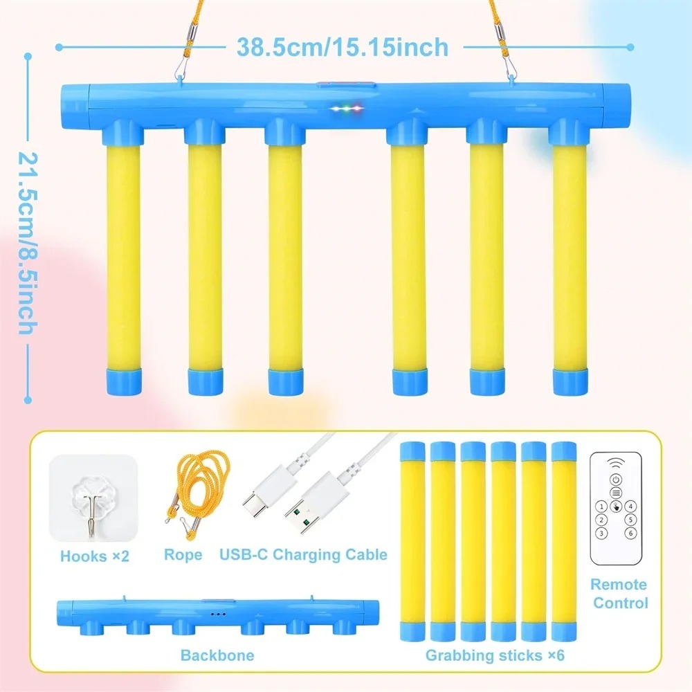 Challenge Falling Sticks Game Kids Stick Catching Toy Training Reaction Ability Educational Parent-Child Interactive Toy Sports