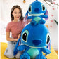 20-60cm Giant Size Lilo & Stitch Couple Models Cartoon Stuffed Plush Anime Plushs Toys Pendant Toy Pillow Kids Birthday Gift