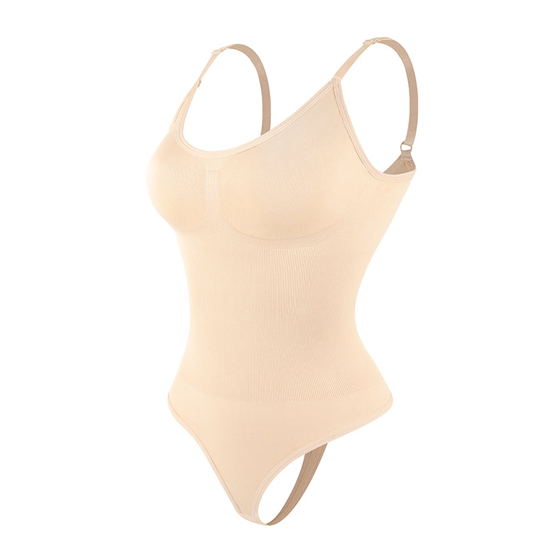Smoothing Shapewear Bodysuit for Women Faja Full Body Shaper Thong Soft Body Shaping Sculpting Breast Slimming Underwear
