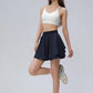 Yoga Short Skirt Anti-exposure High Waist Slimming Skirt for Women in Summer Wear Two-piece Outdoor Running Sports Skirt