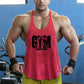 Gym Bodybuilding Tank Top Fashion Y-Back Suspender Vest Cotton Breathable Sleeveless Singlet Men's Fitness Muscle Sports Shirt