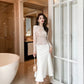 summer sexy hollowed-out blouse round collar lace shirt woman