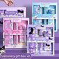 anrio 12PCS Kuromi Stationery Set Cinnamoroll My Melody Pencils Erasers Rulers Student School Supplies Study Stationery Gifts