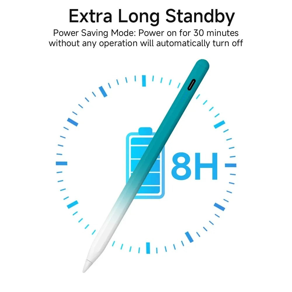 Stylus Pen For Apple Pencil with LED Power Indicators Palm Rejection Touch Pencil for 2022 2021 2020 2019 2018 iPad pencil