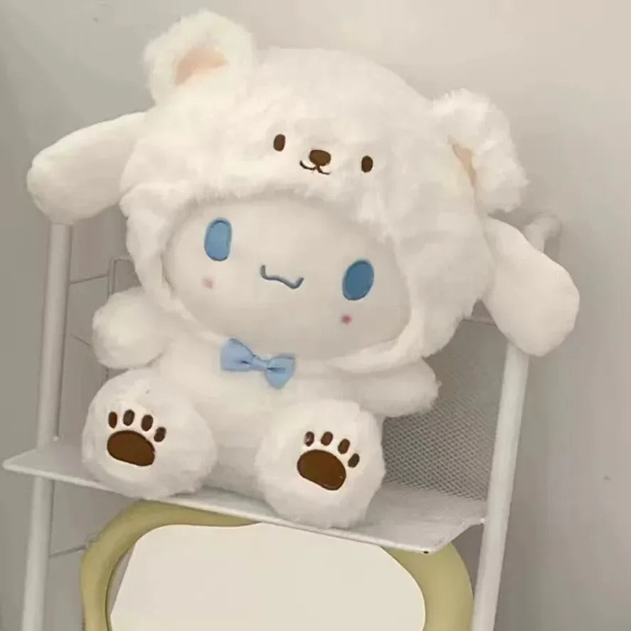 25cm Cute Sanrio Plush Toys: Hello Kitty, Cinnamoroll, Kuromi, Pochacco, Cartoon Cute Toys, Kids Birthday Gift