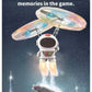 Creative Mini Astronaut Drone Cartoon Spaceman Flying Robot Toys with USB Charging Hand Control Helicopter Kids Gift