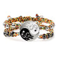 2Pcs/set Dragon Tai Chi Gossip Braided Bracelet for Women Men Best Friends Adjustable Yin Yang Bracelets Fashion Couple Jewelry