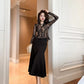 summer sexy hollowed-out blouse round collar lace shirt woman