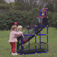 Joyfy LED Scoring Arcade Basketball Game with 4 Balls Adjustable Height 44"-55"Basketball Stand Hoop Toys Gift for Ages 3-12 Boy